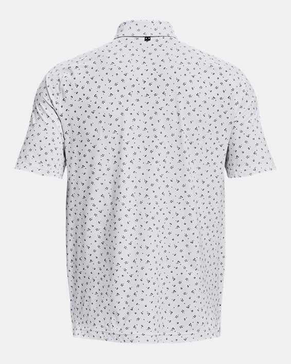 Men's UA Iso-Chill Floral Dash Polo, White, pdpMainDesktop image number 5